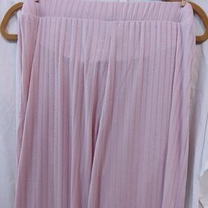 Pink Pleated Trousers